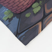 Pumpkins For Sale & Caffeine Ghost With Cat Fleecedecke (Ecke)