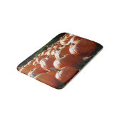 Pumpkins Foto für Herbst, Halloween oder Erntedank Badematte (Schrägansicht)