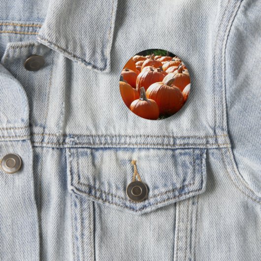 Pumpkins Foto für Herbst, Halloween oder Erntedank Button (Beispiel)