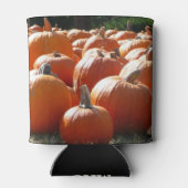 Pumpkins Foto für Herbst, Halloween oder Erntedank Dosenkühler (Rückseite)