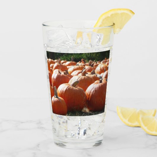 Pumpkins Foto für Herbst, Halloween oder Erntedank Glas (Rückseite Ice)