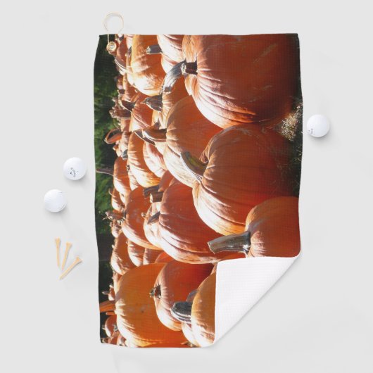 Pumpkins Foto für Herbst, Halloween oder Erntedank Golfhandtuch (Insitu)