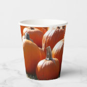 Pumpkins Foto für Herbst, Halloween oder Erntedank Pappbecher (Vorderseite)