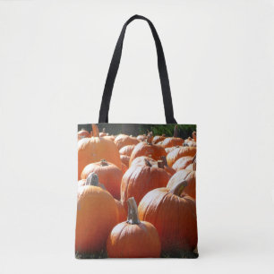 Pumpkins Foto für Herbst, Halloween oder Erntedank Tasche