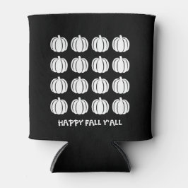 Pumpkins für Schwarz-Weiß-Herbst-Dekoration Dosenkühler