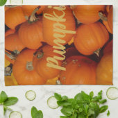 Pumpkins Galore auf einem Geschirrtuch (Gefaltet)