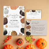 Pumpkins Gender Neutral Book Request Baby Shower Begleitkarte