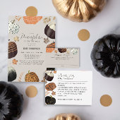 Pumpkins Gender Neutral Diaper Raffle Baby Dusche Begleitkarte