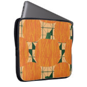 Pumpkins: Geometrisches Dreieck Retro. Laptopschutzhülle (Vorne Rechts)