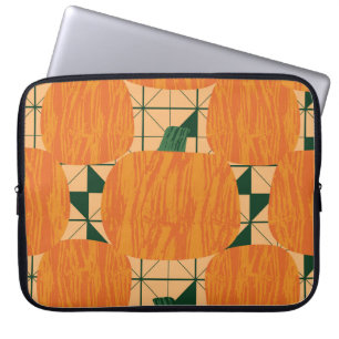 Pumpkins: Geometrisches Dreieck Retro. Laptopschutzhülle