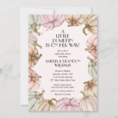 Pumpkins Girl Baby Shower Einladungen (Vorderseite)