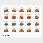 Pumpkins gratis - Herbstliebhaber Quadratischer Aufkleber (Blatt)