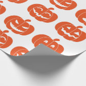 Pumpkins Grimace Geschenkpapier (Ecke)