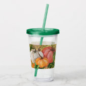 Pumpkins Halloween Acrylic Tumbler Acryltrinkbecher (Rückseite)