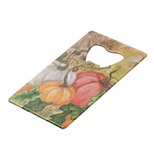 Pumpkins Halloween Bottle Opener Geldbeutel Flaschenöffner (Rückseite Schrägansicht)