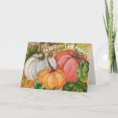 Pumpkins Halloween Card - Malerei Karte (Vorderseite)