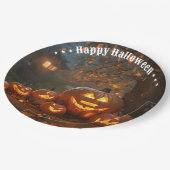 Pumpkins Halloween Family Collection Pappteller (Schrägansicht)