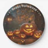 Pumpkins Halloween Family Collection Pappteller (Vorderseite)