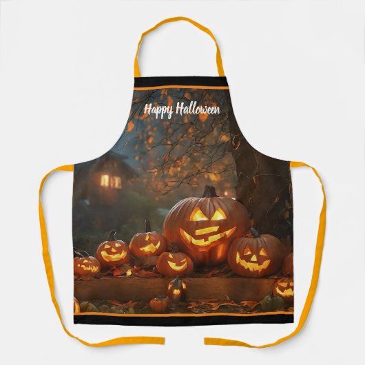 Pumpkins Halloween Family Collection Schürze (Vorderseite)