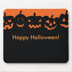 Pumpkins Halloween Feiertage Feierliche Maus Pad Mousepad