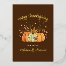 Pumpkins Herbst glücklich Thanksgiving Brown