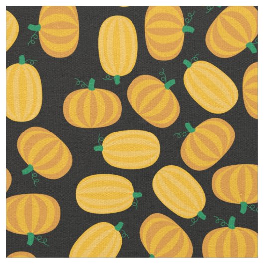 Pumpkins Herbst Halloween Stoff (Nahaufnahme)