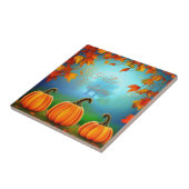 Pumpkins Herbstdekor Orange Halloween Herbst Fliese (Seite)