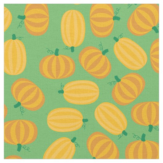 Pumpkins Herbsternte Stoff (Nahaufnahme)