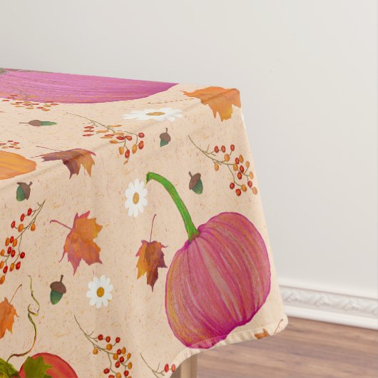 Pumpkins-Herbstlaub Tischdecke (Beispiel)