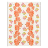 Pumpkins Herbstleaves Wasserfarbe handbemalt Tischdecke (Vorderseite)