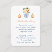 Pumpkins Herbstliche Blume bringen ein Buch Kinder Begleitkarte (Vorderseite)