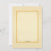 Pumpkins in Wasserfarbe Einladung (Rückseite)