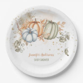 Pumpkins Kinderdusche Pappteller (Vorderseite)