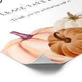 Pumpkins Lieblingsunterschrift Poster (Ecke)