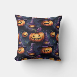 Pumpkins Magic Hats Halloween-Kissen Kissen