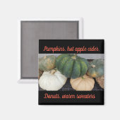 Pumpkins Magnet (Vorderseite/Rückseite)