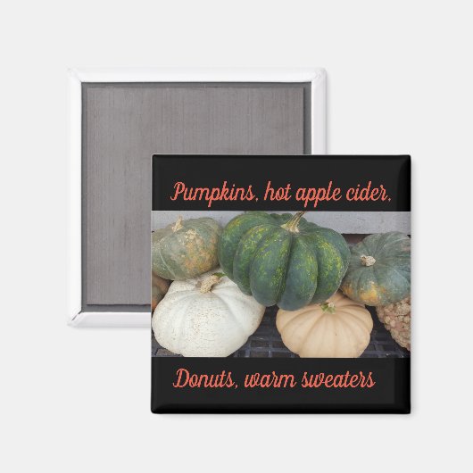 Pumpkins Magnet (Vorderseite/Rückseite)