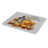 Pumpkins Maple Tree Blätter Lampe Erntedank Schneidebrett (Ecke)