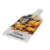 Pumpkins Maple Tree Blätter Lampe Erntedank Schneidebrett (Ecke)