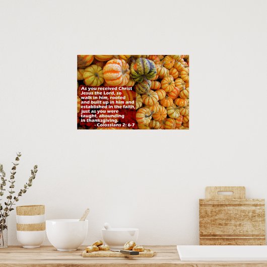 Pumpkins mit Spalte 2: 6-7 Poster (Küche)