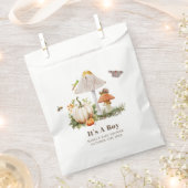 Pumpkins Mushroom Woodland Insekten Boy Baby Showe Geschenktütchen (Ausgeschnitten)