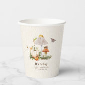 Pumpkins Mushroom Woodland Insekten Boy Baby Showe Pappbecher (Vorderseite)