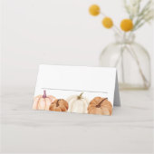 Pumpkins Name Platzkarten (Vorderseite)