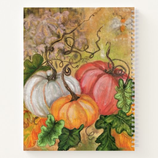 Pumpkins-Notebook Notizblock (Rückseite)