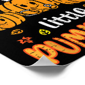 Pumpkins Nurween Scrub Top Fall Thanksgivi Poster (Ecke)