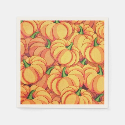 Pumpkins Paper Napkins Serviette (Vorderseite)