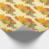 Pumpkins Pattern Geschenkpapier (Ecke)