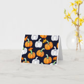 Pumpkins Pattern Karte (Gelbe Blume)