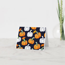 Pumpkins Pattern Karte