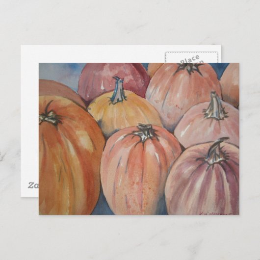Pumpkins Postkarte (Vorne/Hinten)
